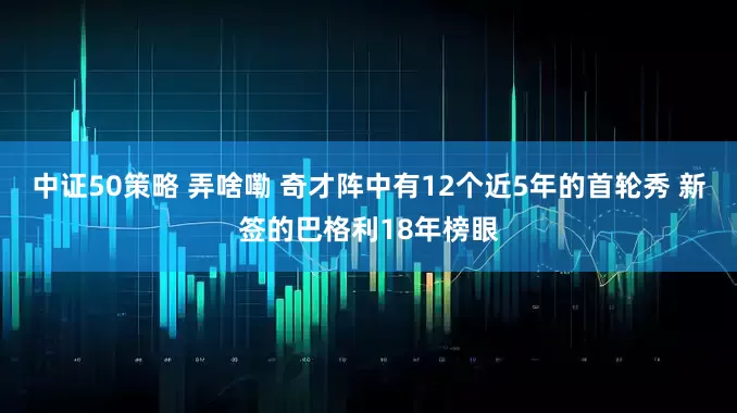 中证50策略 弄啥嘞 奇才阵中有12个近5年的首轮秀 新签的巴格利18年榜眼