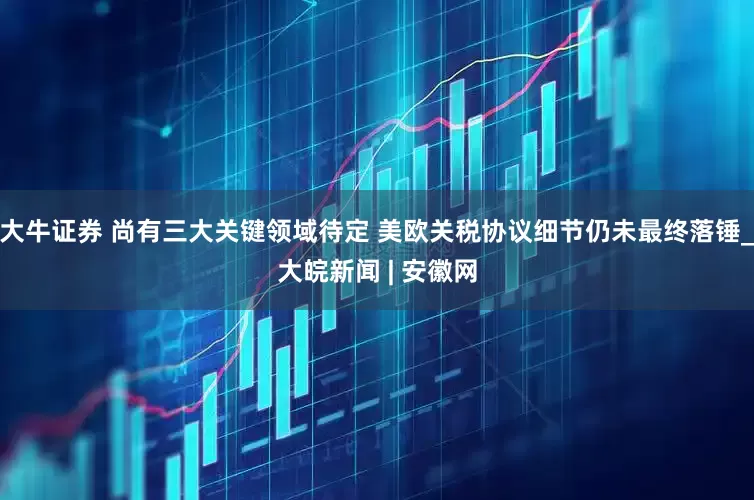 大牛证券 尚有三大关键领域待定 美欧关税协议细节仍未最终落锤_大皖新闻 | 安徽网